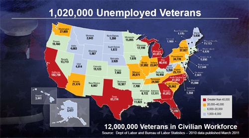 Unemployed Veterans by www hiringourheroes org
